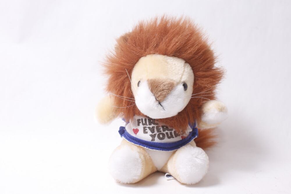 1984 Fur Ever Yours Lion Plush SWIB Vintage Romantic Gift Idea ~ 260618-WH 1116